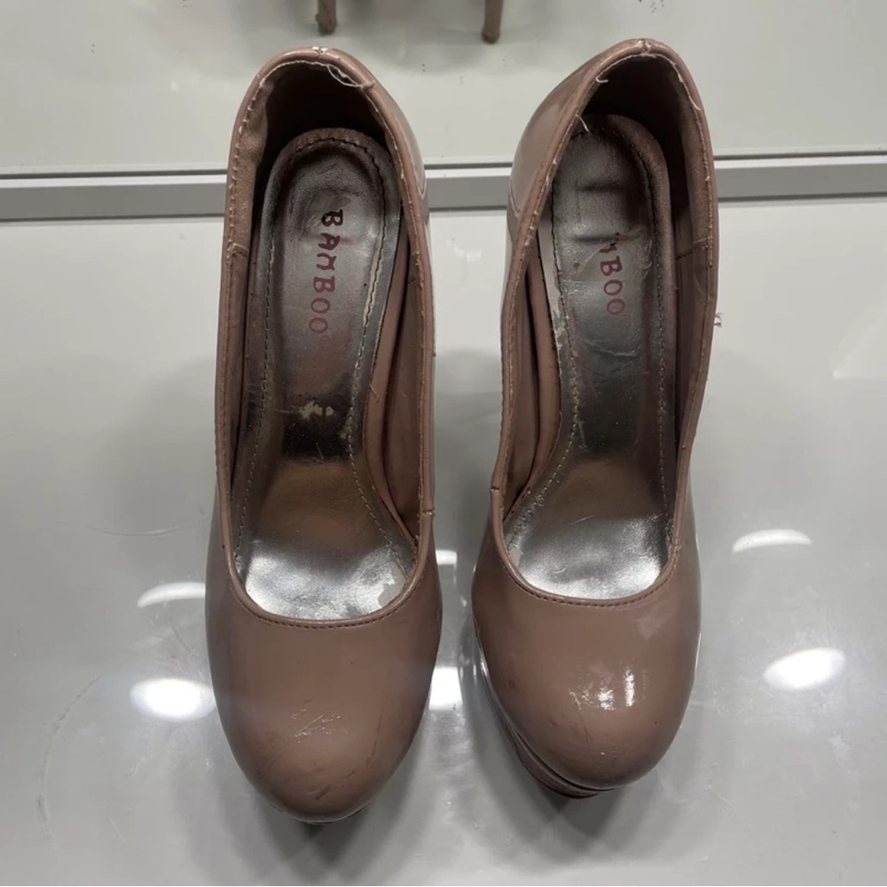 BAMBOO Women's Blush Heels